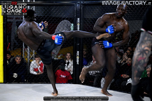 2023-12-02 Lugano in the Cage 6 20088 MMA Pro - Jemie Mike Stewart-Amadoudiama Diop
